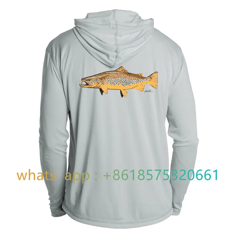 2025 Fishing Shirt Long Sleeve Sun Uv Upf30 Quick Dry Top Lightweight Men Fishing Clothes Sports Hunting Camping Shirt - The Salty Outfitter