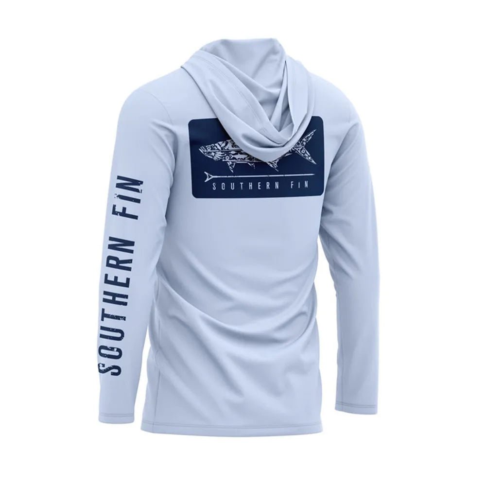 Sailing Hoodies Fishing Apparel Cap T-shirt Long Sleeve Tech Hoody Shirt Summer Outdoor Running Fish Green Camisa Racing Clothes - The Salty Outfitter