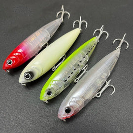 17g Surface Pencil Fishing Lures Walk the Dog Floating Wobbler Laser Artificial Bait for Trout Bass Top Water Swimbait Equipment - The Salty Outfitter