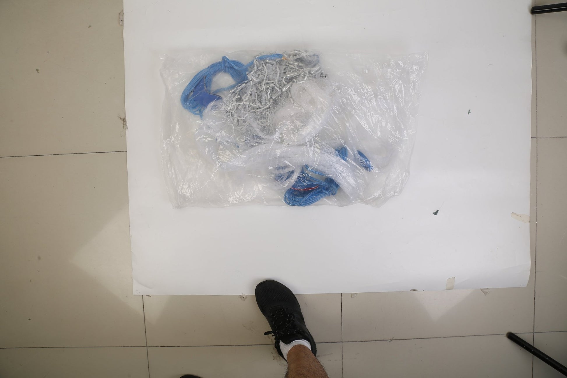 1Pc 2 Size Options 6FT 8FT Radius Fishing Cast Net Bait Trap Easy Throw Heavy Duty Hand Cast Net With Chain Sinker Bottom Spread - The Salty Outfitter