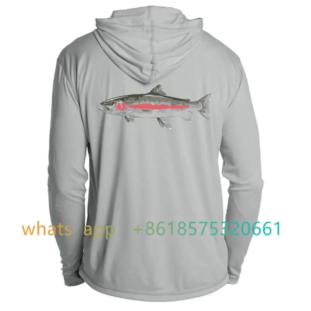 2025 Fishing Shirt Long Sleeve Sun Uv Upf30 Quick Dry Top Lightweight Men Fishing Clothes Sports Hunting Camping Shirt - The Salty Outfitter