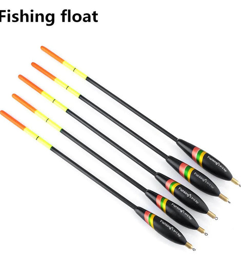 5 pieces of outdoor fishing gear accessories for fishing float with lead shirt wood, large buoyancy, and thickened tail - The Salty Outfitter