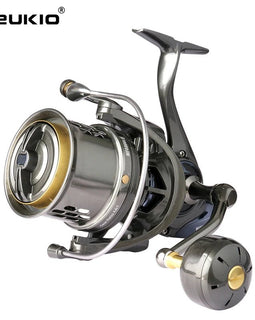 DEUKIO Long Shot Jigging Spinning Reel 8000 10000 12000 Series 8+1BB Surf Fishing Reels 44LB Max Drag Saltwater Big Reel - The Salty Outfitter