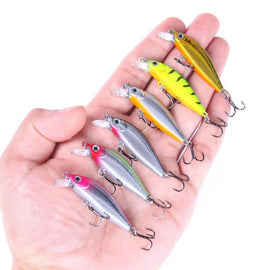 Fishing Gear Bionic Fake Bait5cm3gDouble Hook Long Casting Sinking Tongue Board Minnow Luya Bait - The Salty Outfitter