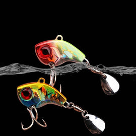 Fishing Lure Set 5pcs Wobble Rotating Metal VIB Vibration Bait Spinner Spoon Jig Sea Lures Artificial Hard Baits Sequins Tackle - The Salty Outfitter