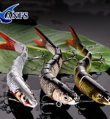Fishing Lures Multi Jointed Swimbait Crank Bait Slow Sinking Bionic Artificial Bait Freshwater Saltwater Trout Bass Fishing Acce - The Salty Outfitter