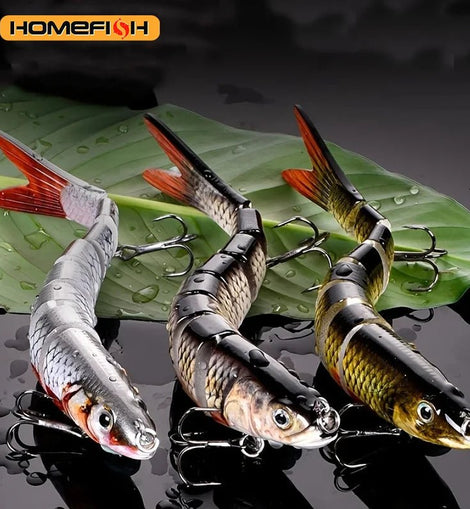Fishing Lures Multi Jointed Swimbait Crank Bait Slow Sinking Bionic Artificial Bait Freshwater Saltwater Trout Bass Fishing Acce - The Salty Outfitter
