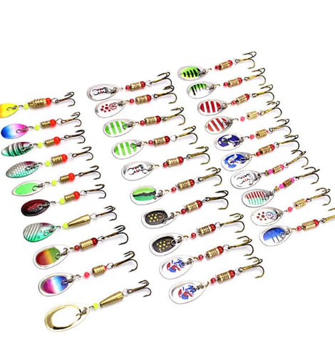 Fishing Lures Set Soft Hard Baits Metal Jig Spoon Gear Layered For Bass Pike Crankbait Tackle Accessories - The Salty Outfitter