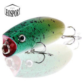 Fishing Lures Wobblers Bait - Isca Trolling - Top Feather - Hooks Water - Bass New Popper Artificial - The Salty Outfitter
