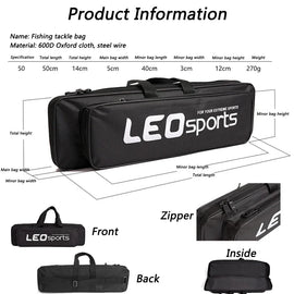 Fishing Rod Full Kits 1.6M Telescopic Sea and Spinning Reel Baits Lure Tackle Travel Fishing Gear Accessories Bag 6 Optional Set - The Salty Outfitter