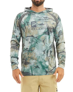 Gear New Arrival Men's Hooded Fishing Shirt Long Sleeve Sun Protection Shirts Roupa De Pesca Breathable Fishing Clothing - The Salty Outfitter