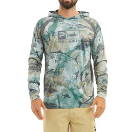 Gear New Arrival Men's Hooded Fishing Shirt Long Sleeve Sun Protection Shirts Roupa De Pesca Breathable Fishing Clothing - The Salty Outfitter