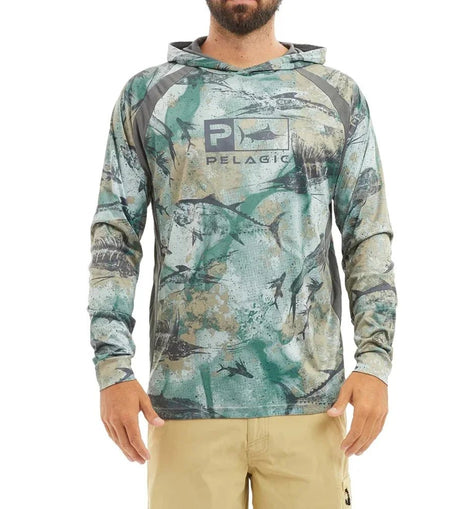 Gear New Arrival Men's Hooded Fishing Shirt Long Sleeve Sun Protection Shirts Roupa De Pesca Breathable Fishing Clothing - The Salty Outfitter