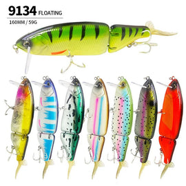 Jointed Bait 160mm 59g Swimbait Fishing Lures Hard Body Floating Bass Pike Fishing Bait Tackle Drt Klash Swimbait - The Salty Outfitter