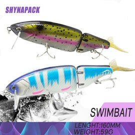 Jointed Bait 160mm 59g Swimbait Fishing Lures Hard Body Floating Bass Pike Fishing Bait Tackle Drt Klash Swimbait - The Salty Outfitter