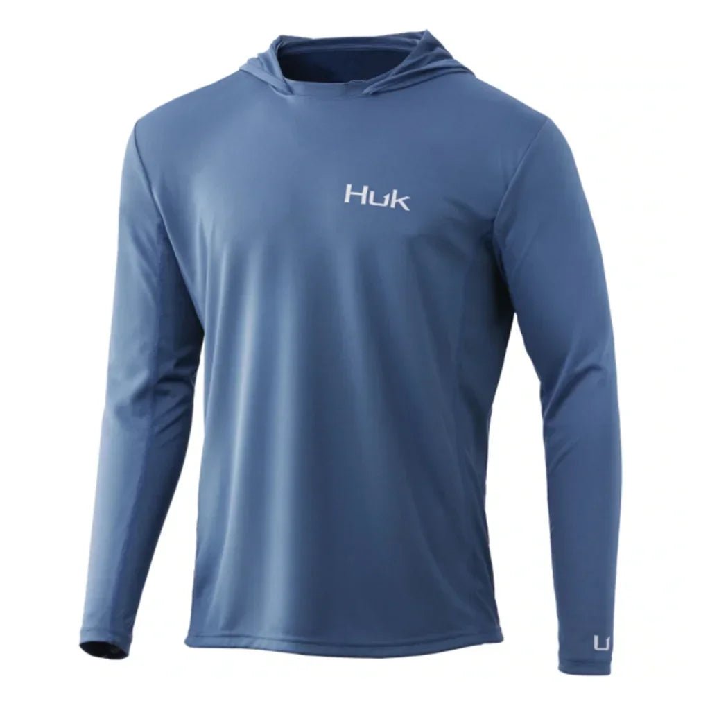 Men HUK Hoodie Fishing Shirts Long Sleeve Sunscreen Quick Dry Sweatshirt Summer Breathable UV Resistant Fishing Clothing Pesca - The Salty Outfitter
