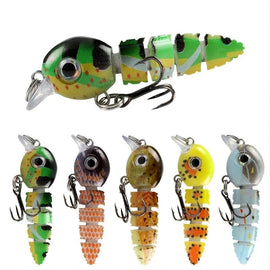Multi Jointed Swimbait 5.5cm/4g Fishing Lures Crankbait Lifelike Hard Fish Baits Small Fishing Lure Set Wobblers Tackle - The Salty Outfitter