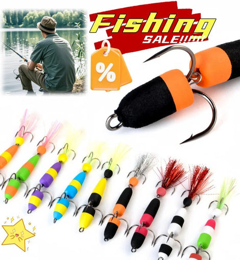 New Fishing Lure Foam Bait Mandula Swimbait Insect Artificial Crankbait Perch Bass Pesca Wobbler Hook Fishing Tackle for Pike - The Salty Outfitter