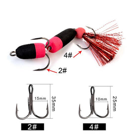 New Fishing Lure Foam Bait Mandula Swimbait Insect Artificial Crankbait Perch Bass Pesca Wobbler Hook Fishing Tackle for Pike - The Salty Outfitter