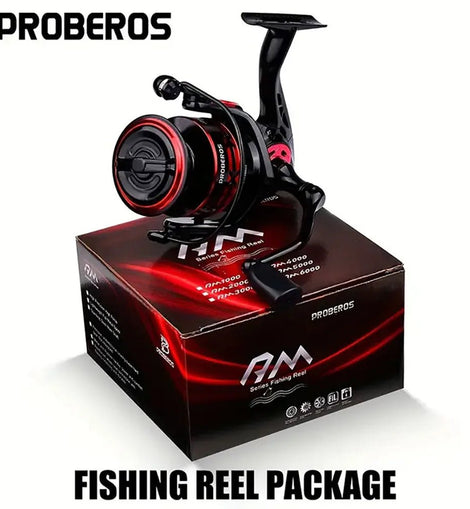PROBEROS Fishing Reel 5.2:1 1000 - 6000 Max Drag 9KG Spinning Reels Metal Spool Reel drag fishing reel,Fishing Accessories - The Salty Outfitter