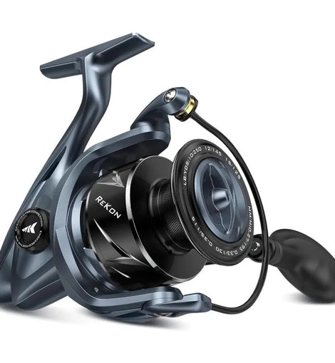 ReKon Saltwater Spinning Fishing Reel for Big Game Fishing Up to 55LBs Max Drag Innovative NyliTech Body Design Water Resistant - The Salty Outfitter