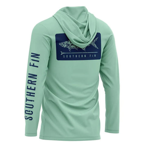 Sailing Hoodies Fishing Apparel Cap T-shirt Long Sleeve Tech Hoody Shirt Summer Outdoor Running Fish Green Camisa Racing Clothes - The Salty Outfitter