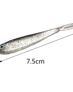 Soft Bait Fish Swimbait Fork Tail With Hook& Without Hooks Fishing Lure Artificial Silicone Bait Fishing Tackle Goods - The Salty Outfitter
