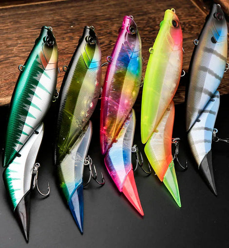 SwimBait 2 Joint Multi Jointed 190mm 55g Wobbler Floating Fishing Lure Big Bait For Fishing Tackle Fishing Lures For predator - The Salty Outfitter