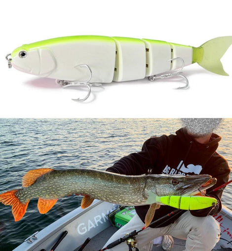 Swimbait Balam 230 Lure 180mm/230mm Madness Sinking Freshwater Bait Jointed Fishing Lure 2025, Big Lure for Bass, Pike Catfish - The Salty Outfitter