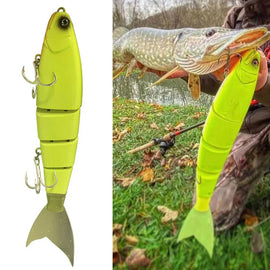 Swimbait Lure Jointed Floating Glide Giant Bait For Big Bass Catfish Musky Walleye Hard Lure GiantBait Balam245 Lure Fishing - The Salty Outfitter