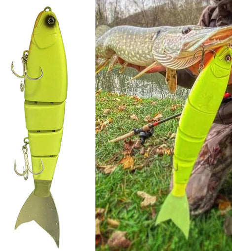 Swimbait Lure Jointed Floating Glide Giant Bait For Big Bass Catfish Musky Walleye Hard Lure GiantBait Balam245 Lure Fishing - The Salty Outfitter
