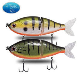 swimbait sinking fishing lure with soft tail jointed bait for bass pike hard bait CF Lure 150mm 56g 29 Colors - The Salty Outfitter