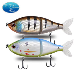 swimbait sinking fishing lure with soft tail jointed bait for bass pike hard bait CF Lure 150mm 56g 29 Colors - The Salty Outfitter