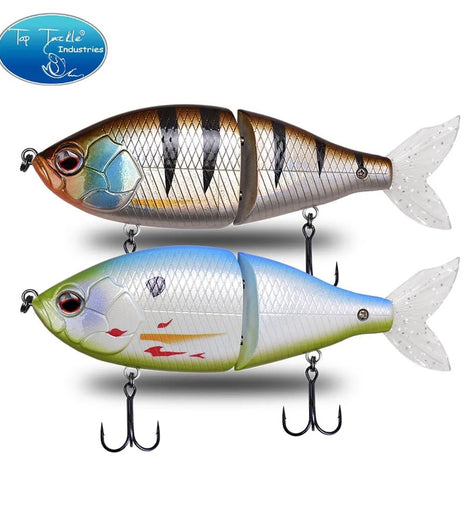 swimbait sinking fishing lure with soft tail jointed bait for bass pike hard bait CF Lure 150mm 56g 29 Colors - The Salty Outfitter